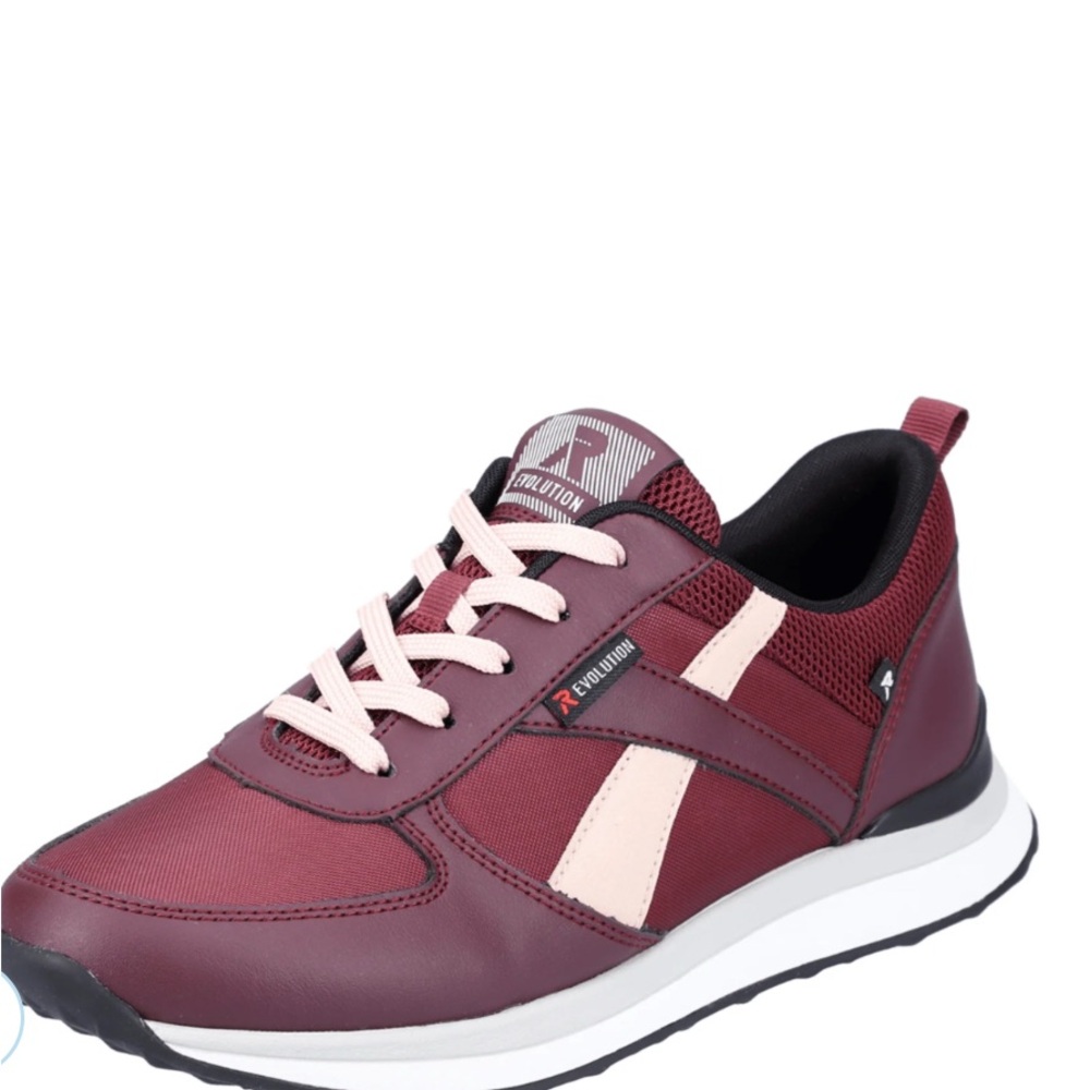 Revolution Women's Maroon and Pink Sneakers